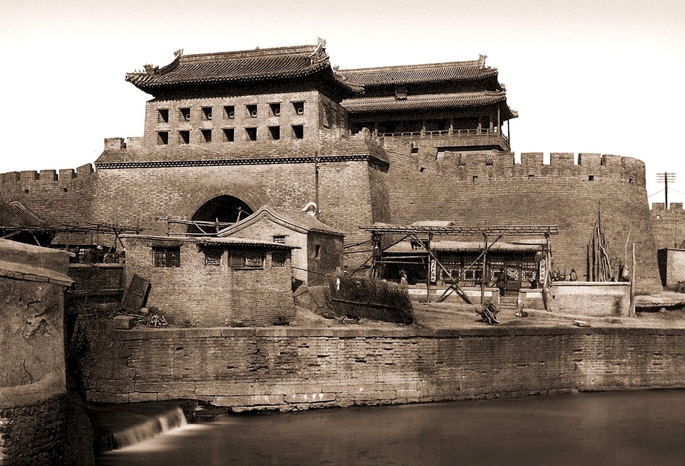 A scenic view of Handan Yuquan Temple Main Hall
