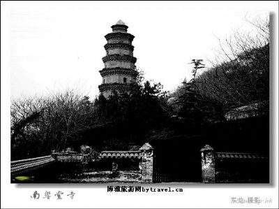 A scenic view of Handan Yuquan Temple Main Hall