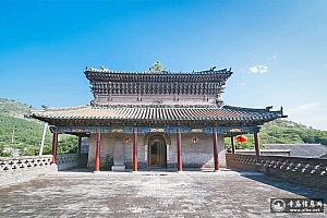 A scenic view of Handan Zhifang Yuhuang Pavilion