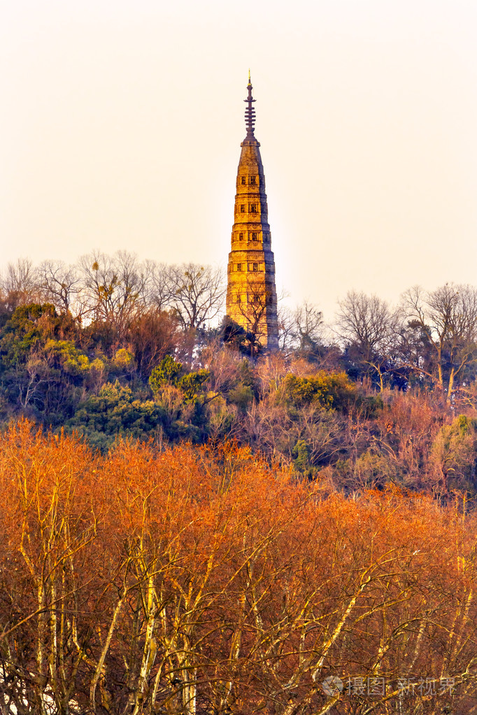 A scenic view of Hangzhou Baochuta