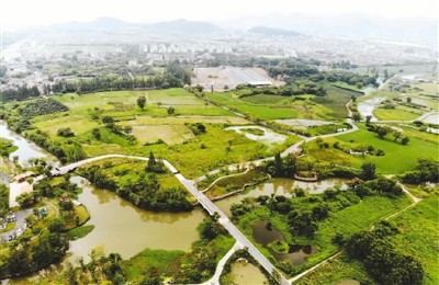 A scenic view of Hangzhou Wuguidong Yizhi