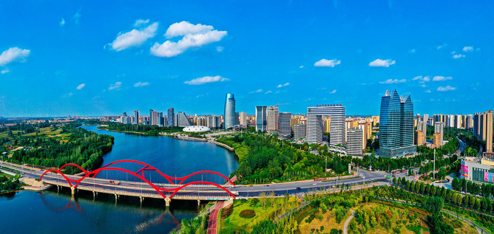 A scenic view of Hebi Bixiagong