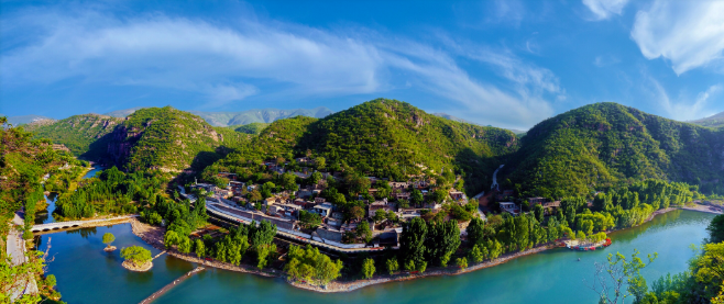 A scenic view of Hebi Liyyangcang