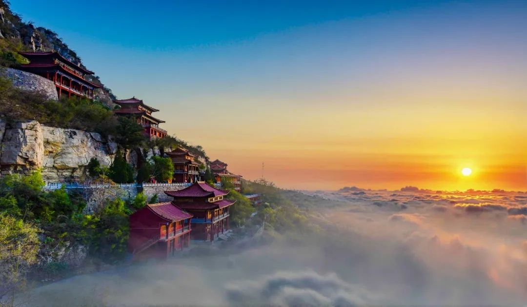 A scenic view of Hebi Liyyangguchengyizhi