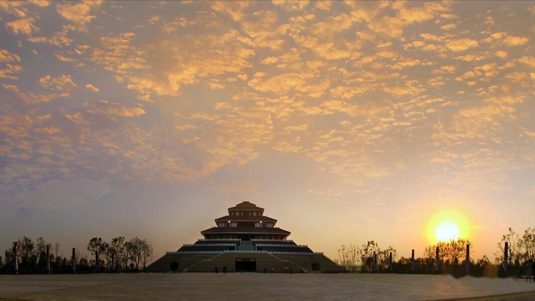 A scenic view of Hebi Weiguogucheng