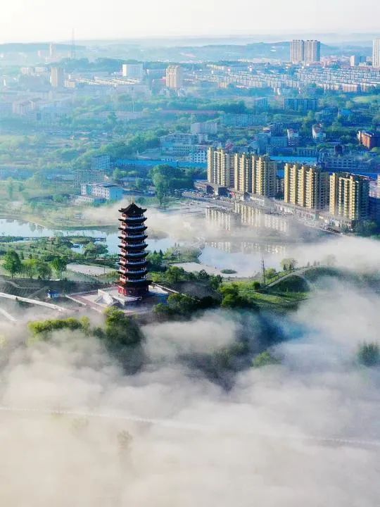 A scenic view of Hegang Zhongxing Chengzhi