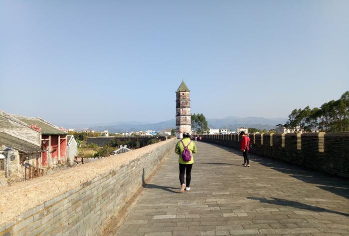 A scenic view of Hezhou Linhe Gucheng