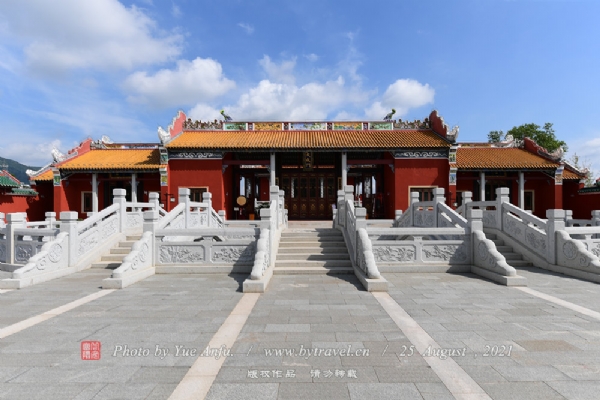A scenic view of Hezhou Linhe Gucheng