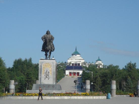 A scenic view of Hinggan Chengjisihanmiao