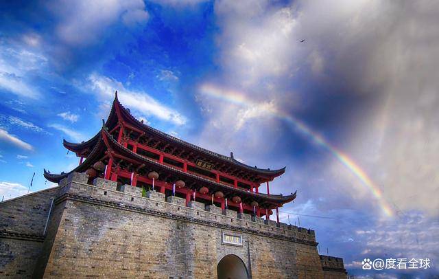 A scenic view of Honghe Jianshui Wenmiao