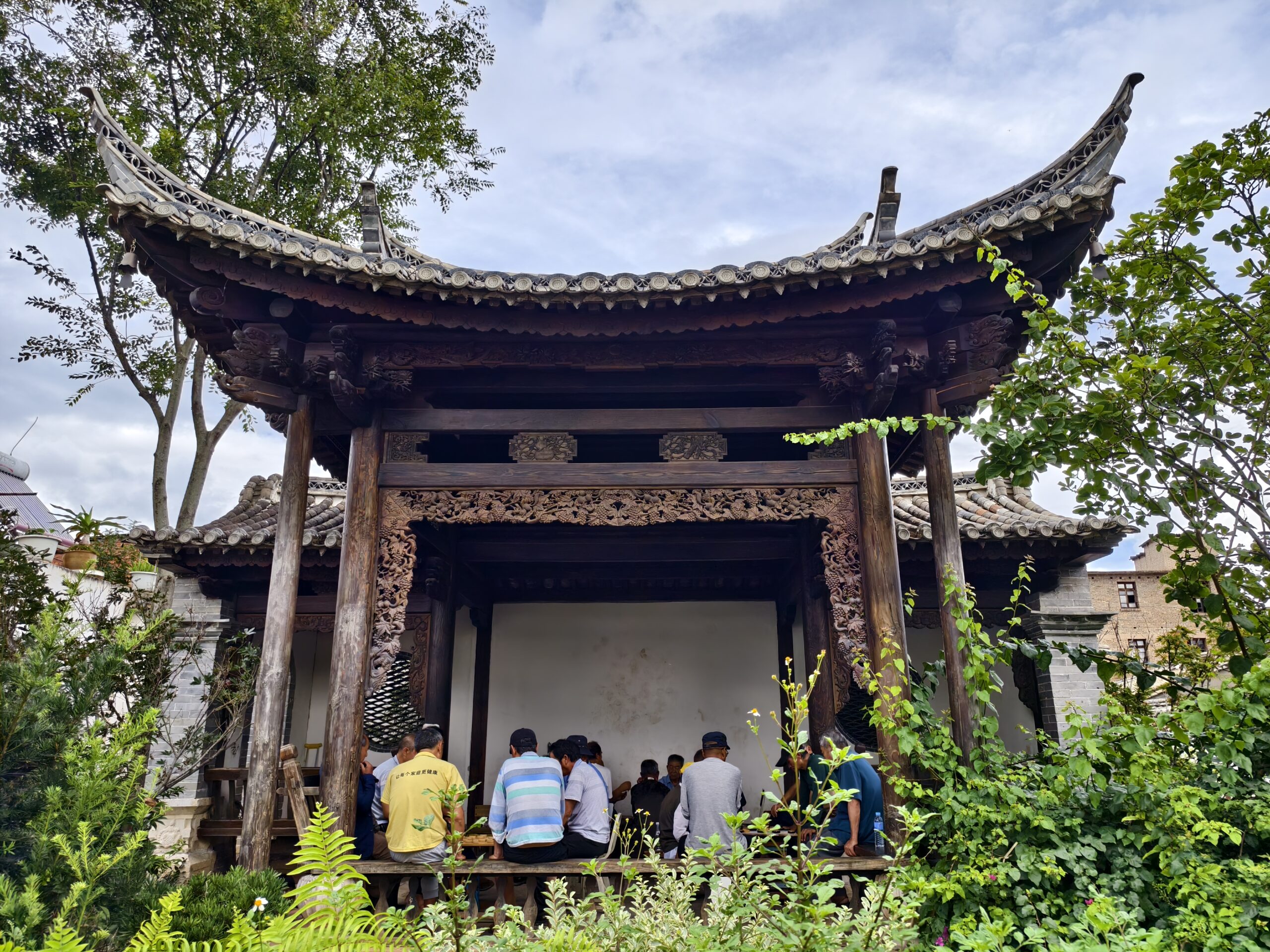 A scenic view of Honghe Shiping Wenmiao Jianzhuqun