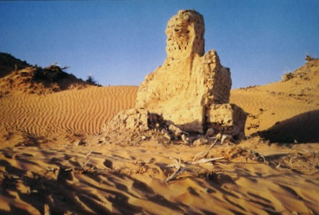 A scenic view of Hotan Niya Yizhi