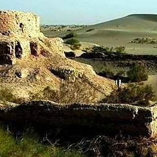 A scenic view of Hotan Shanpula Gumuqun