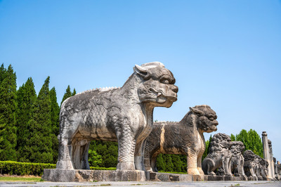 A scenic view of Huaian Mingzuling
