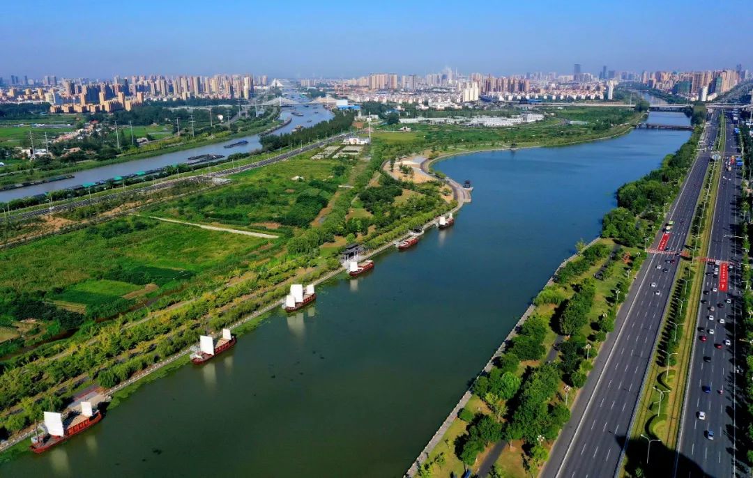 A scenic view of Huaian Qingliangang Yizhi