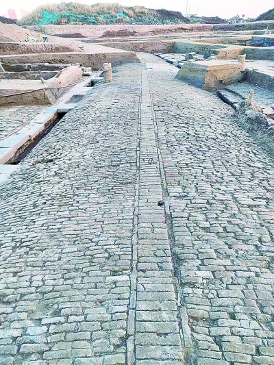 A scenic view of Huaian Sizhoucheng Yizhi