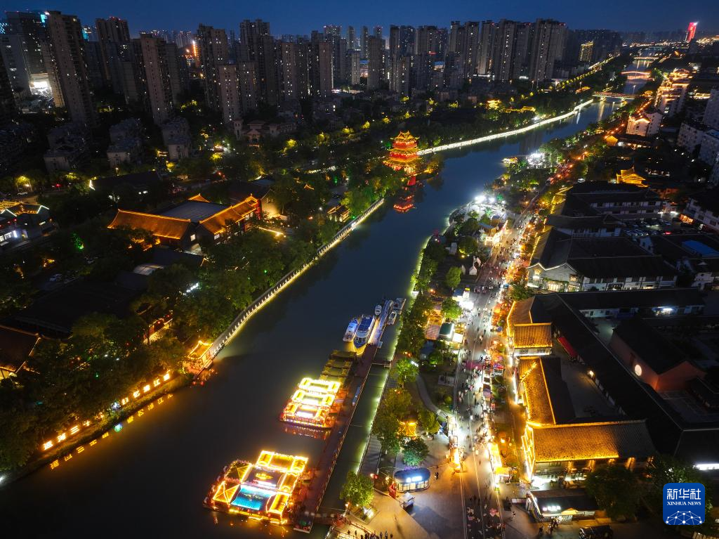 A scenic view of Huaian Yueta
