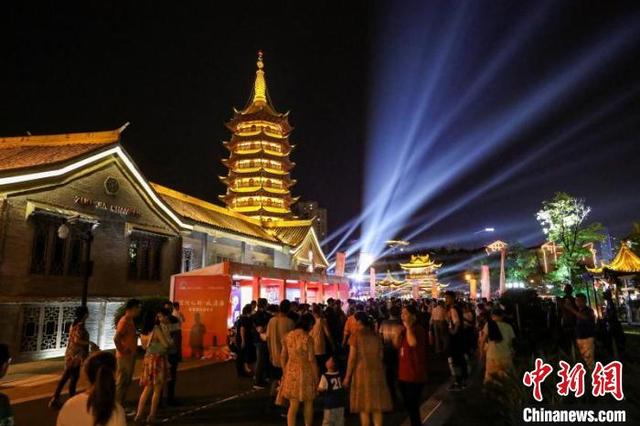 A scenic view of Huaian Yueta