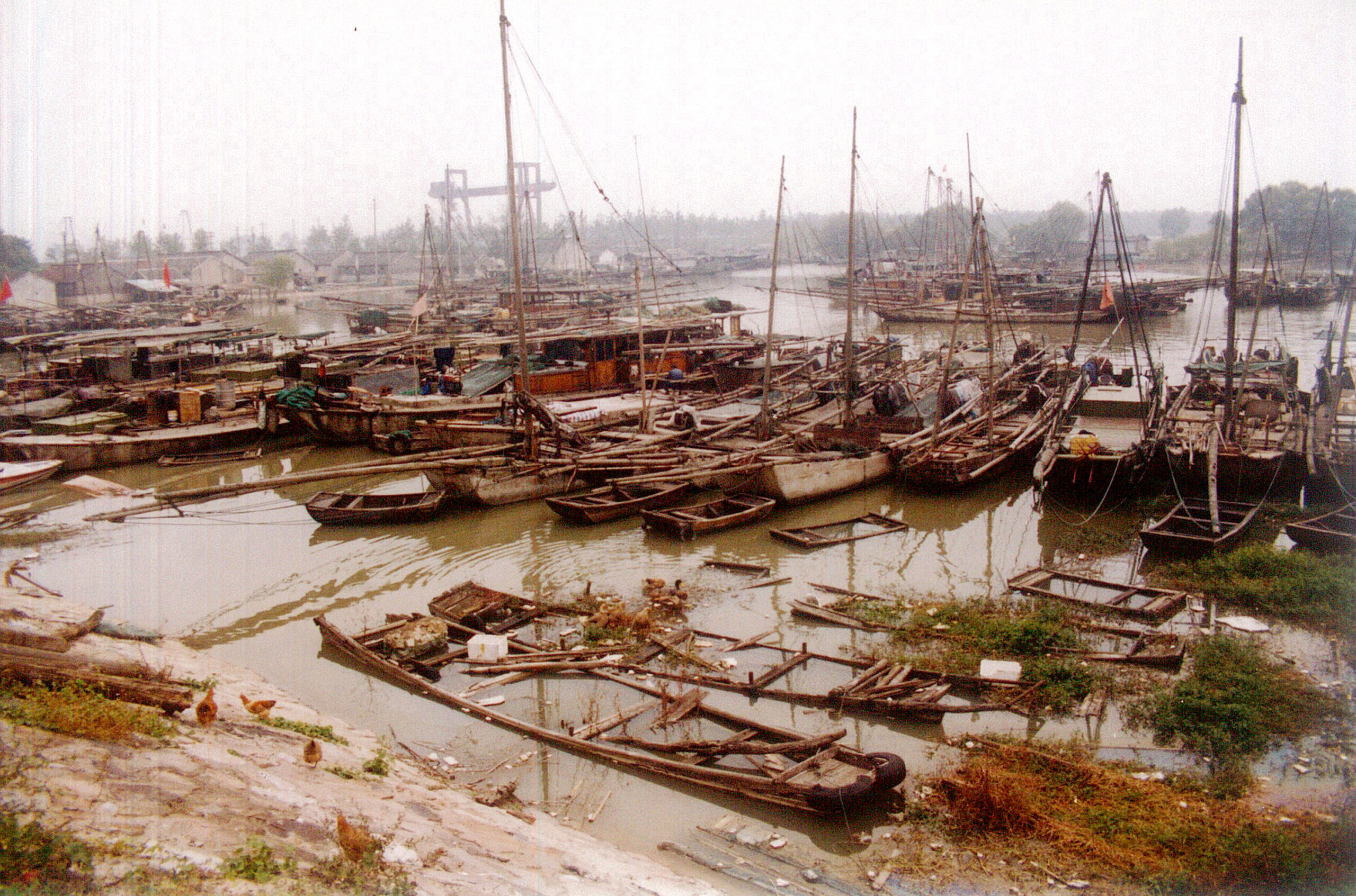 A scenic view of Huaibei Dayunhe Suixi Baishancun Gudao