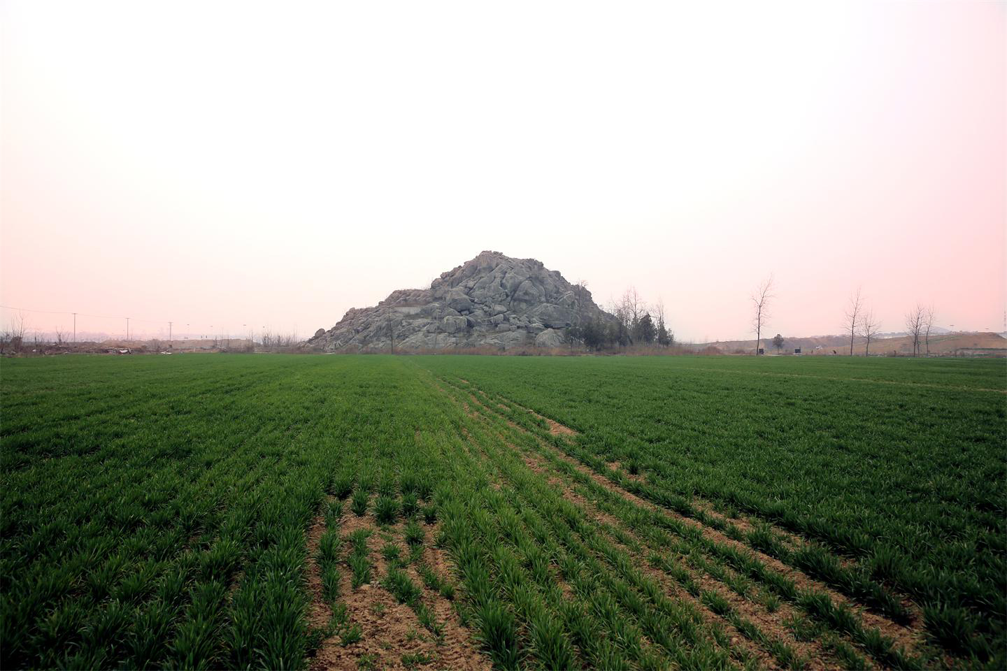 A scenic view of Huaibei Shishanzi Yizhi