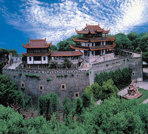 A scenic view of Huaihua Matian Gulou