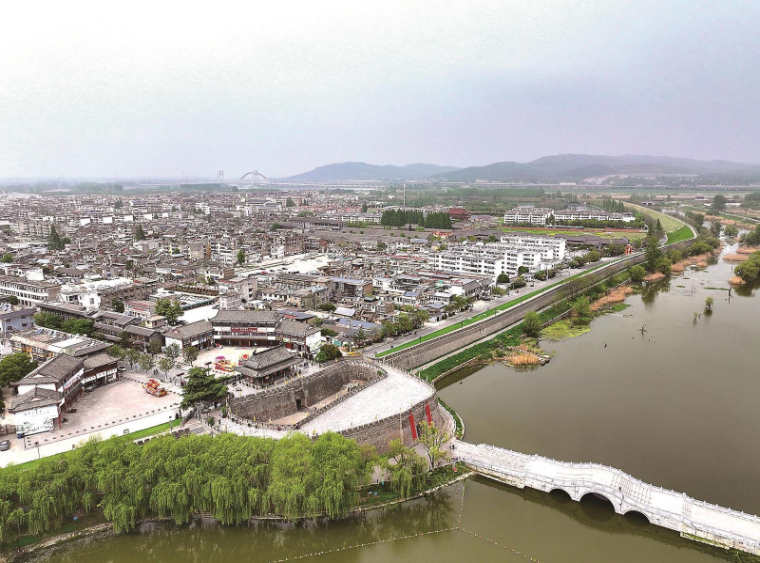 A scenic view of Huainan Shouchuncheng Yizhi