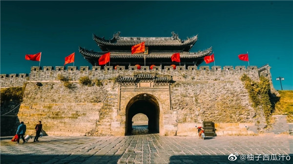 A scenic view of Huainan Shouxian Guchengqiang