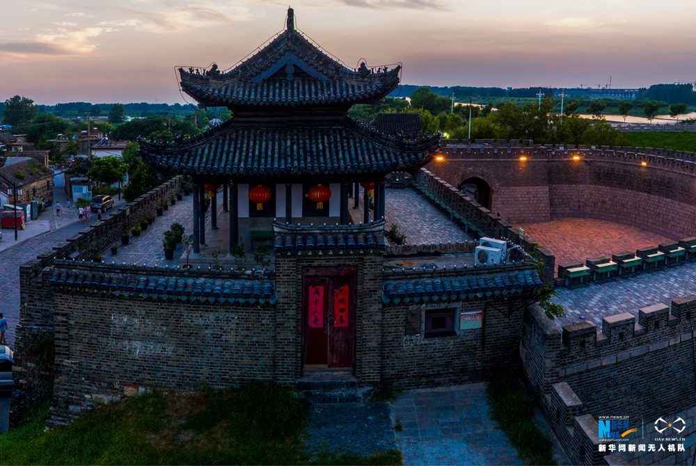 A scenic view of Huainan Shouxian Guchengqiang