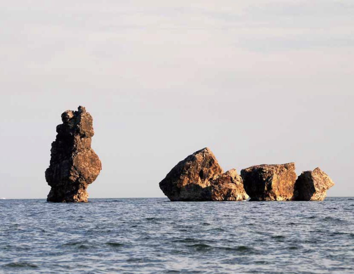 A scenic view of Huludao Shaguotun Yizhi