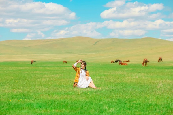A scenic view of Hulunbuir Xieertalamudi
