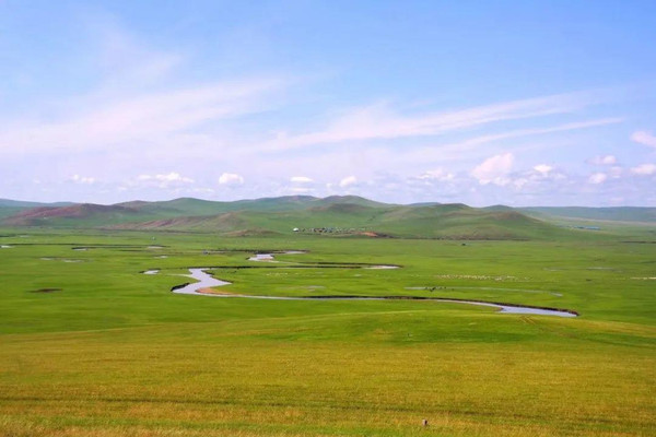 A scenic view of Hulunbuir Xieertalamudi