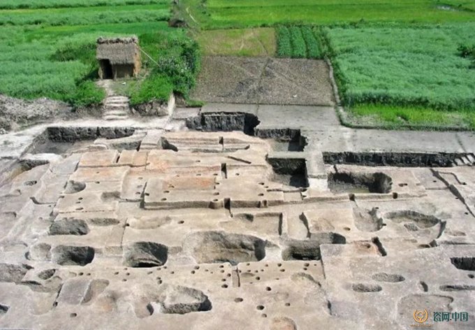 A scenic view of Huzhou Qianshanyang Yizhi