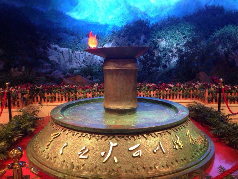 A scenic view of Jian Jinggangshan Geming Yizhi