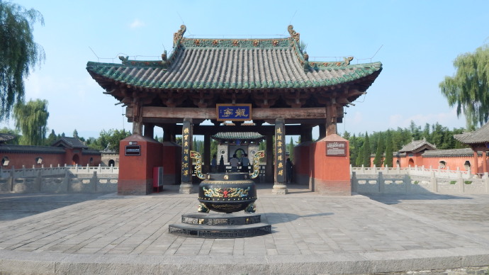 A scenic view of Jiaozuo Xianshengwangmiao
