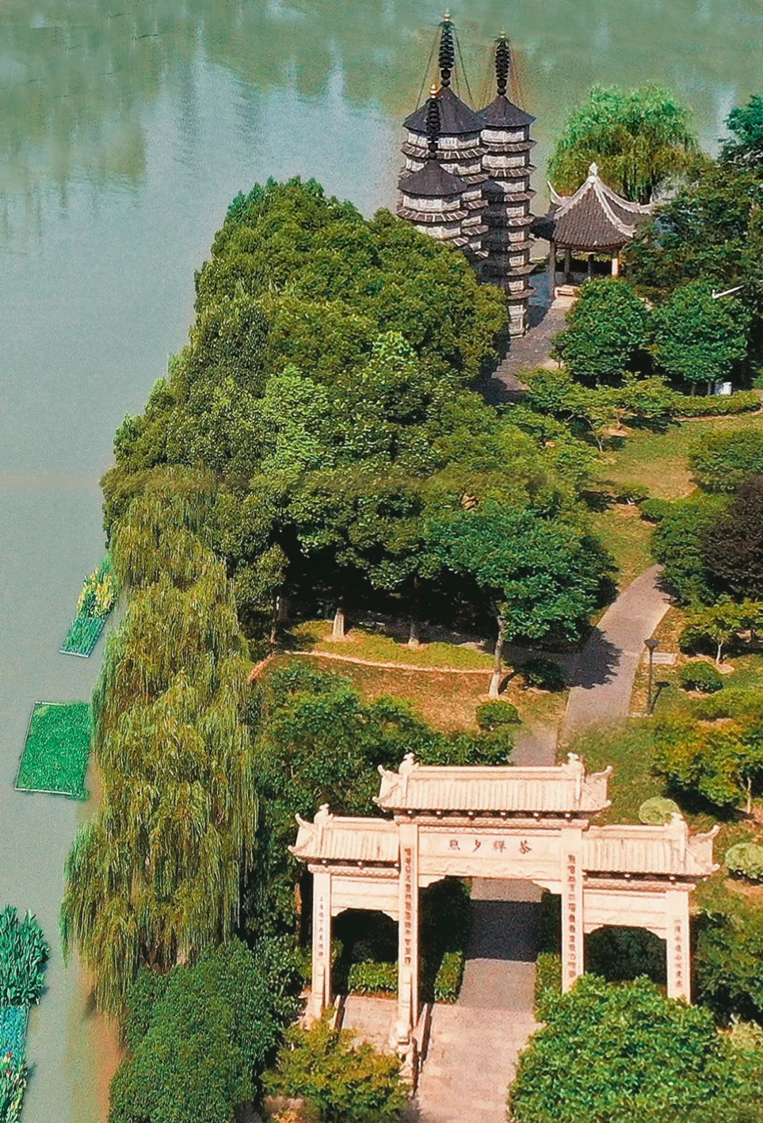 A scenic view of Jiaxing Luojiajiao Yizhi