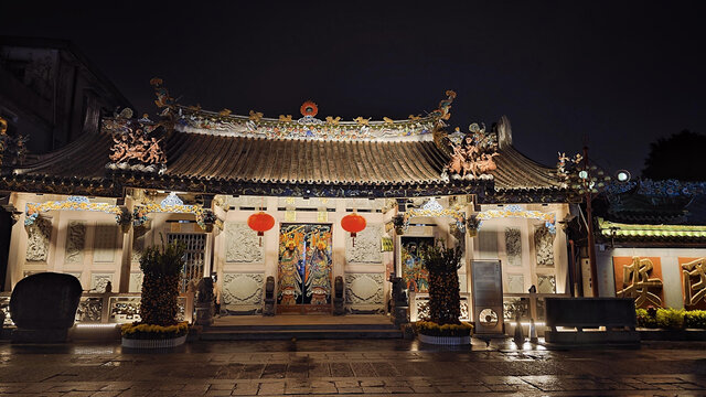 A scenic view of Jieyang Chenghuangmiao