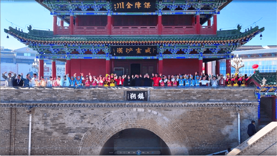 A scenic view of Jinchang Yongchang Zhonggulou