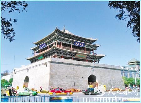A scenic view of Jinchang Yongchang Zhonggulou