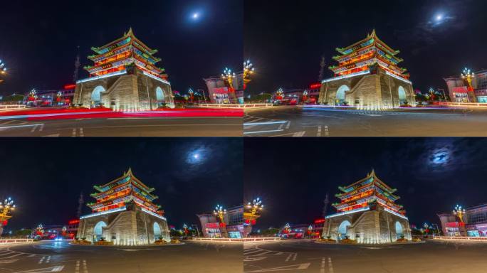 A scenic view of Jinchang Yongchang Zhonggulou
