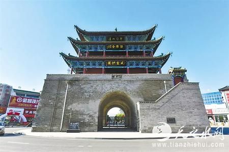 A scenic view of Jinchang Yongchang Zhonggulou
