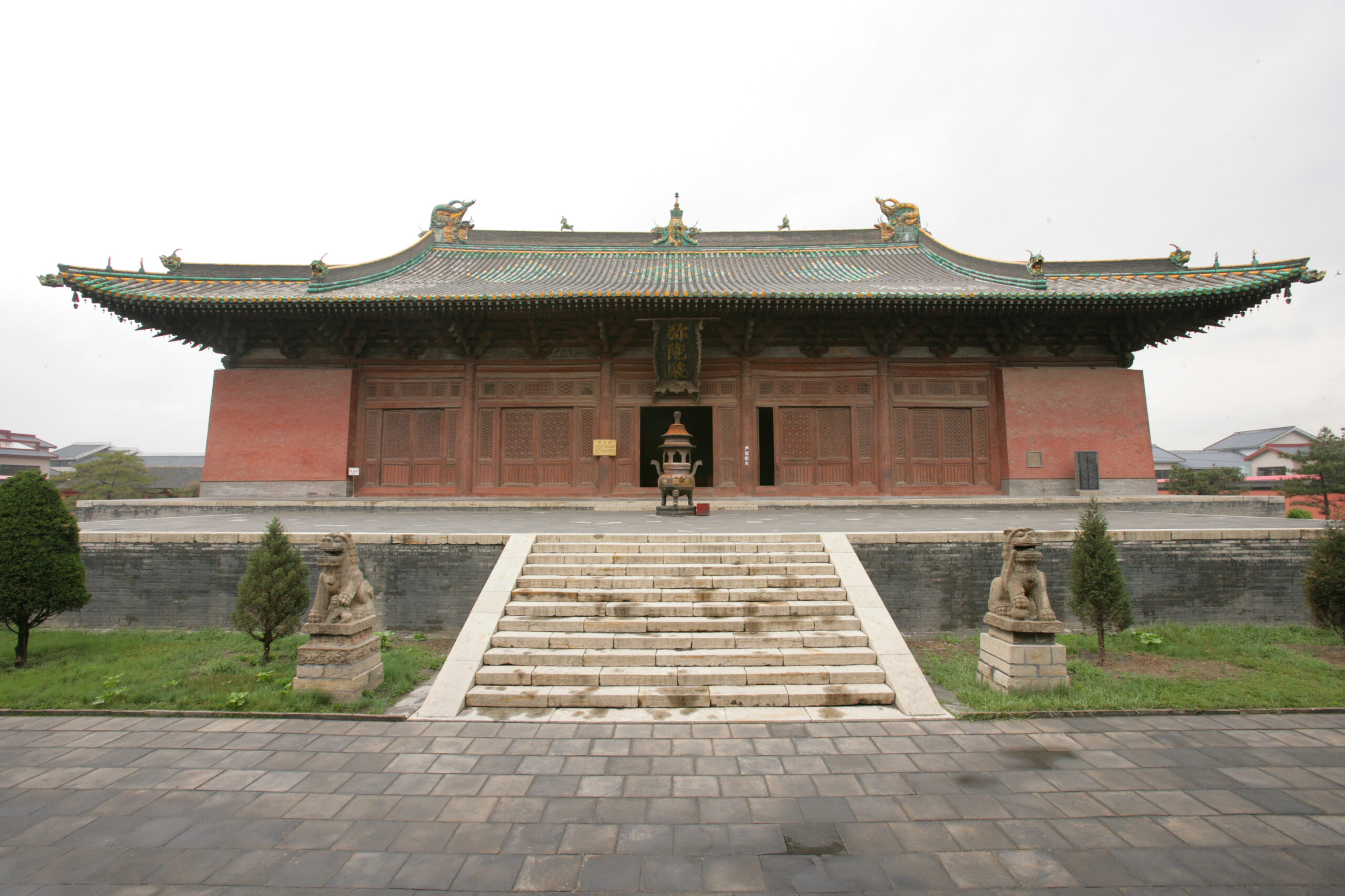 A scenic view of Jincheng Dazhoucun Ancient Temple Complex