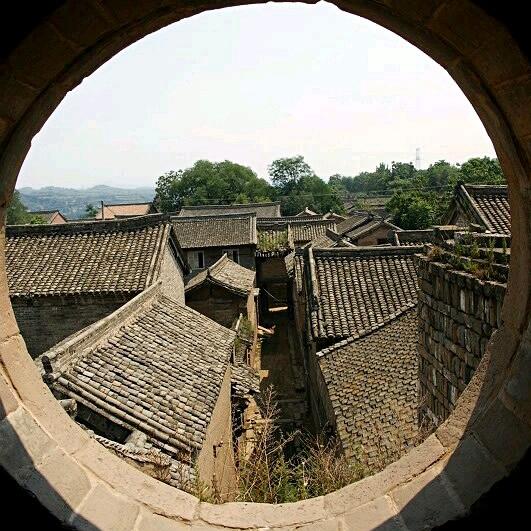 A scenic view of Jincheng Doushuang Ancient Buildings