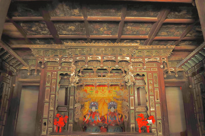 A scenic view of Jincheng Erxian Temple
