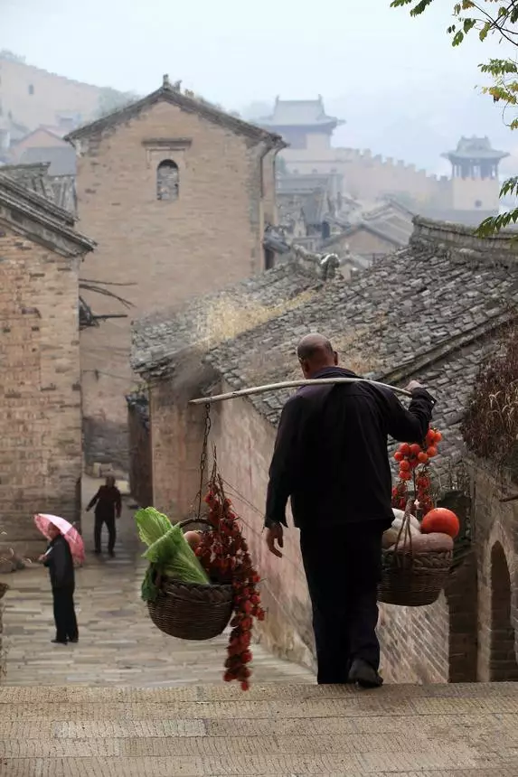 A scenic view of Jincheng Guobi Village Ancient Buildings