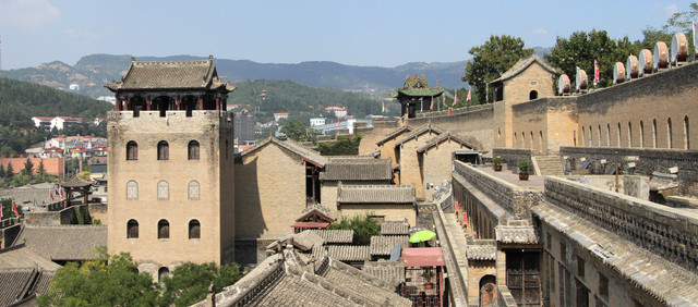 A scenic view of Jincheng Guoyu Village Ancient Buildings
