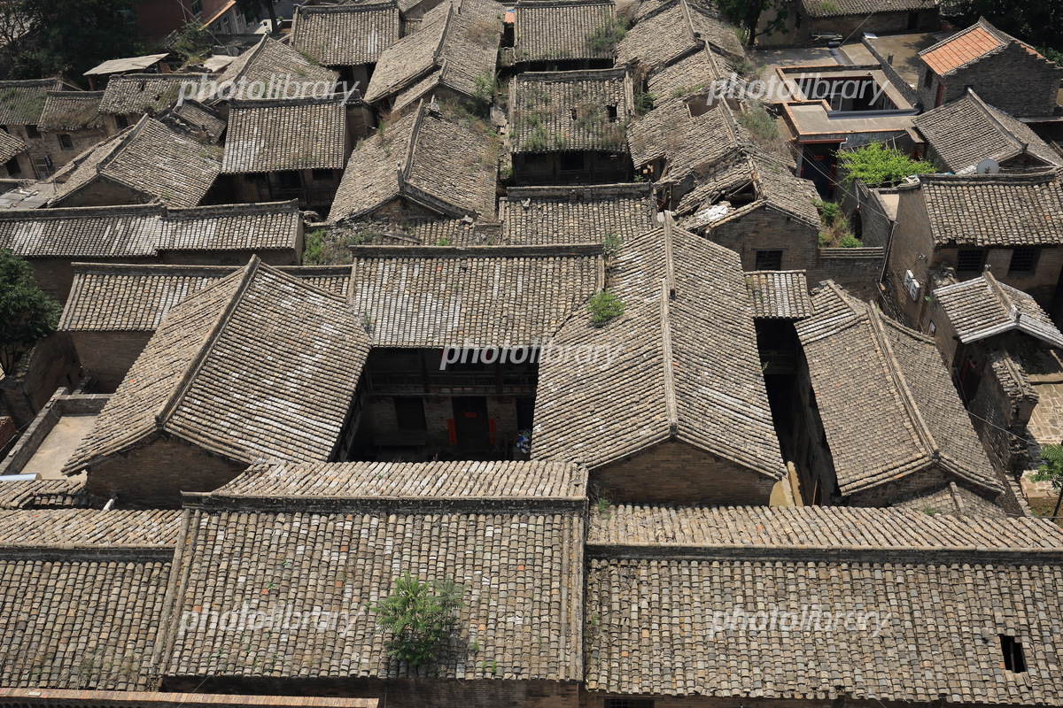 A scenic view of Jincheng Guoyu Village Ancient Buildings