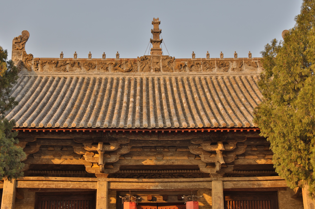 A scenic view of Jincheng Hedi Chengtang Temple