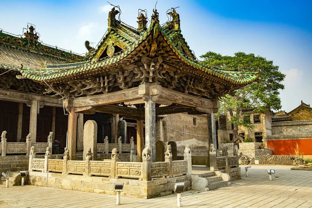 A scenic view of Jincheng Runcheng Dongyue Temple