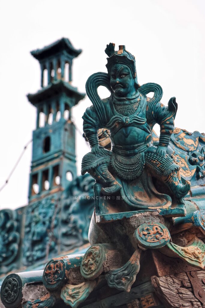A scenic view of Jincheng Sanwangcun Sanjun Temple