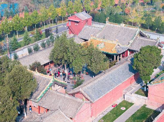 A scenic view of Jincheng Sanwangcun Sanjun Temple